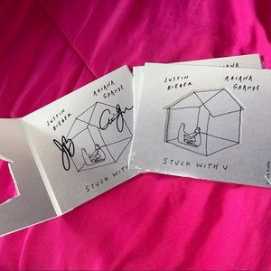 Ariana Grande stuck with u Signed CD